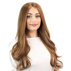 26" Amber Silk Top Wig Strawberry Blonde
