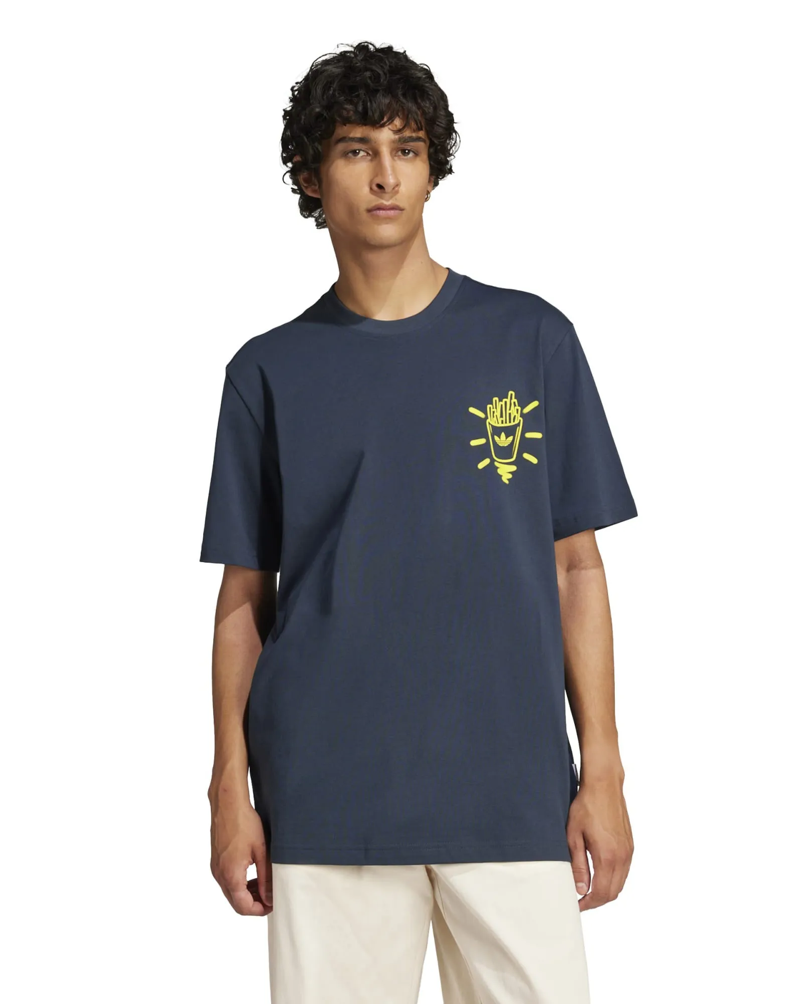 Adidas Q12 Street Burger Tee - Aurora Ink
