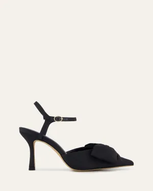 ARIELLE HIGH HEELS BLACK TEXTILE