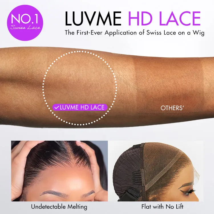 Asymmetric Bob Minimalist HD Lace Glueless C Part Short Wig 100% Human Hair