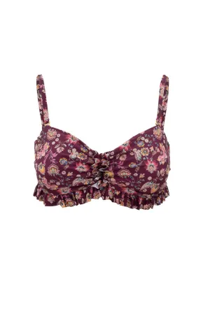 Brandi Bandeau Top in Stephanie Floral