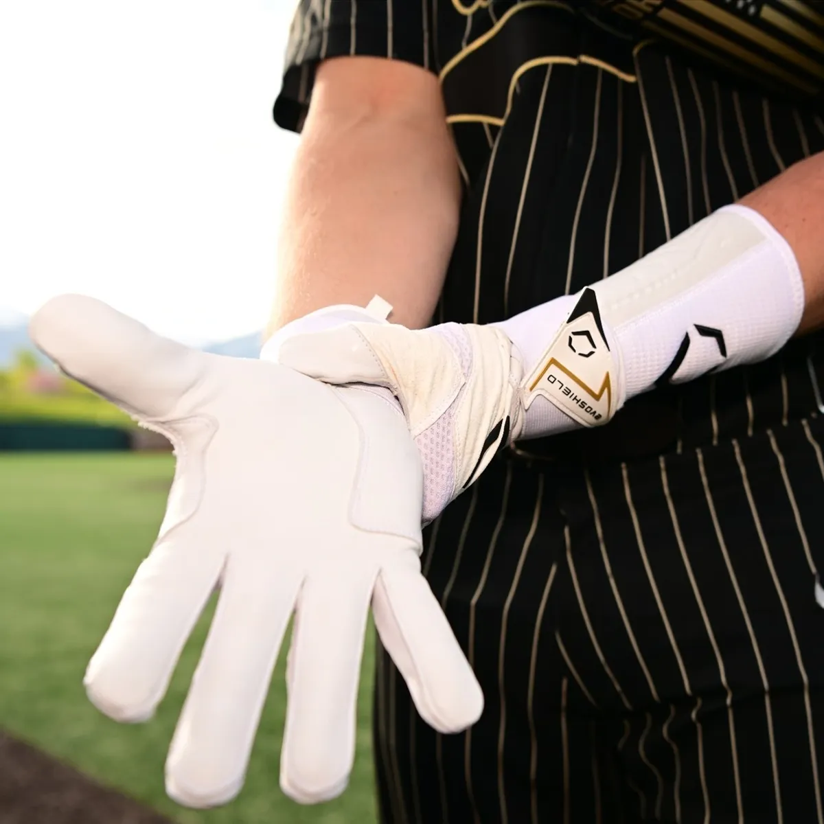 Carbyne Batting Glove with Wrist Wrap