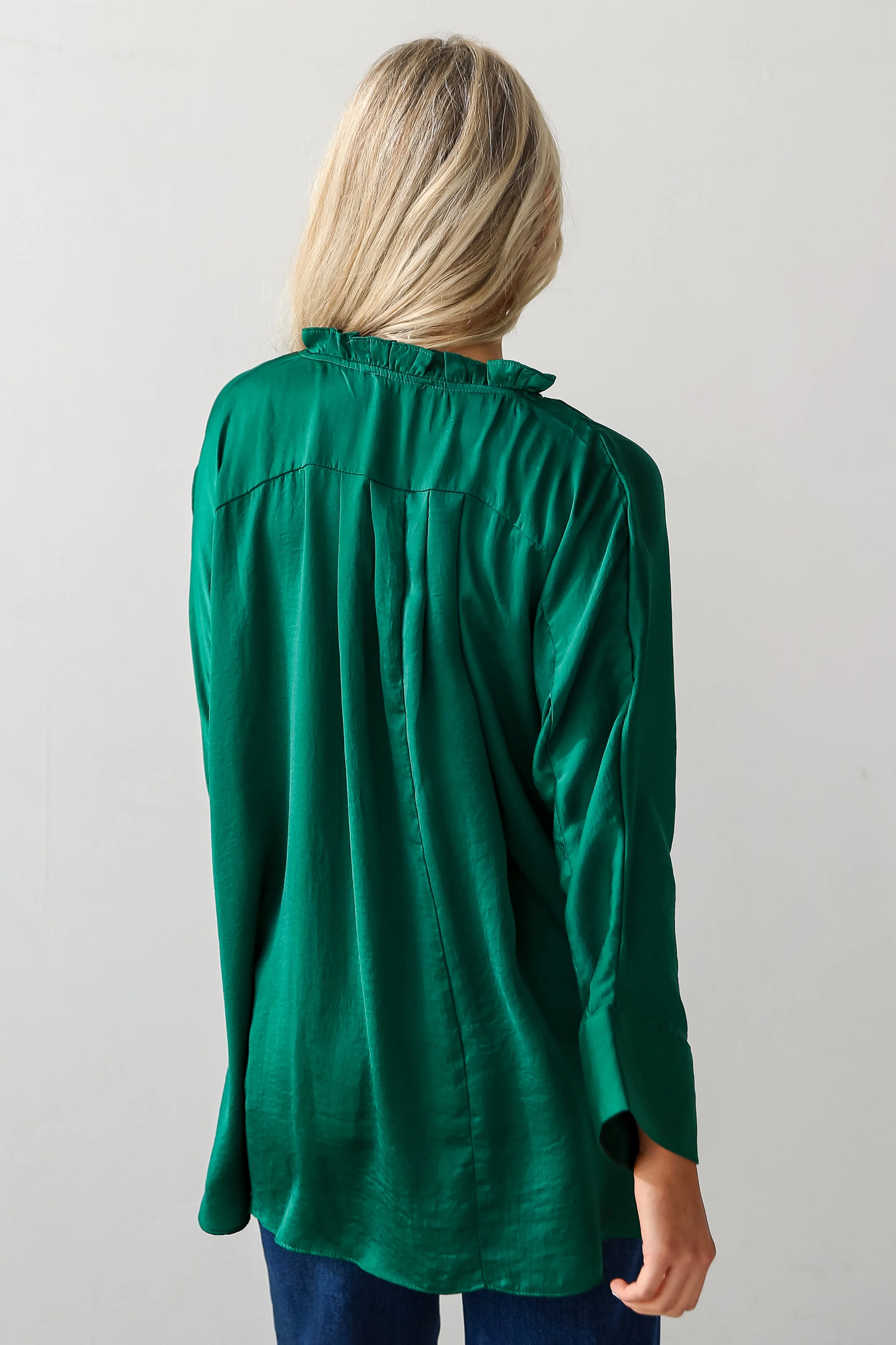 FINAL SALE - Marvelous Icon Satin Oversized Blouse