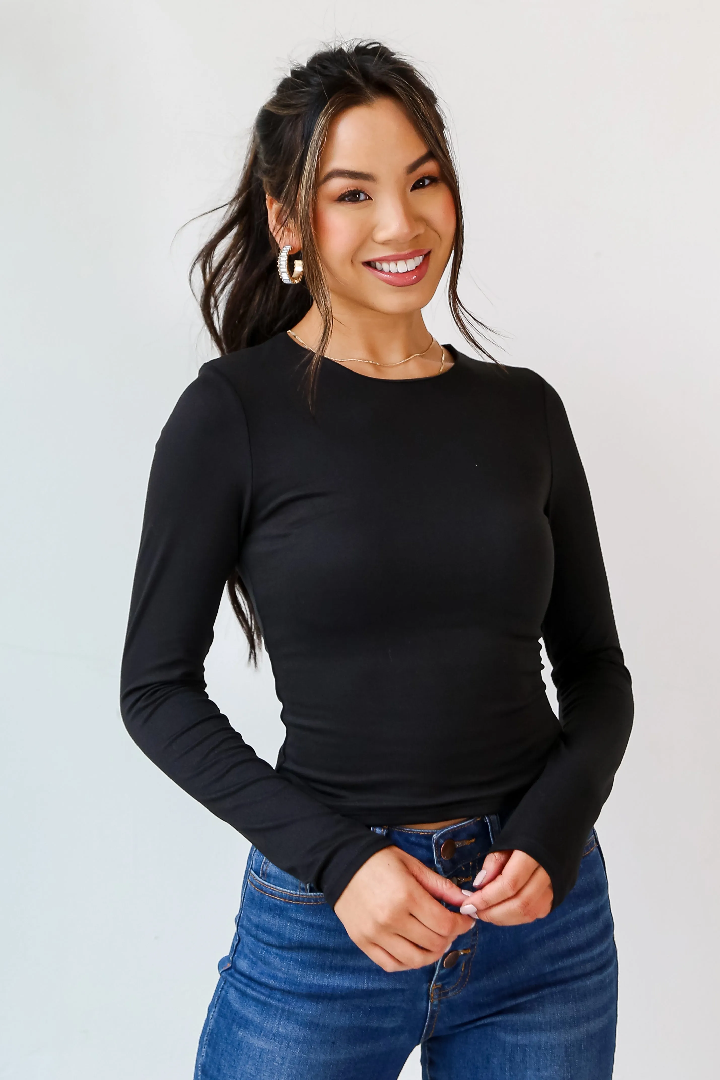 FINAL SALE - Morgan Everyday Long Sleeve Top - DOORBUSTER