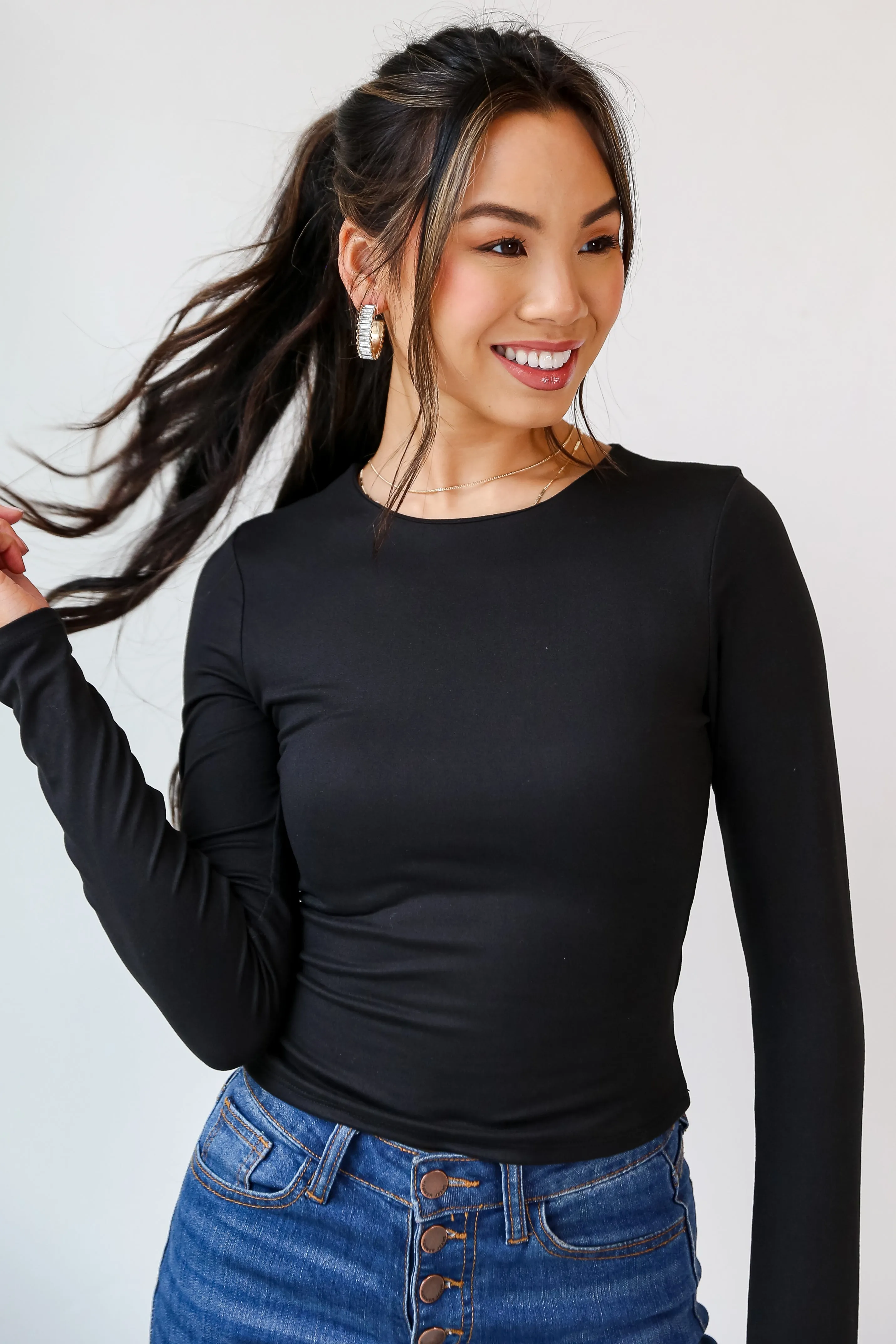 FINAL SALE - Morgan Everyday Long Sleeve Top - DOORBUSTER