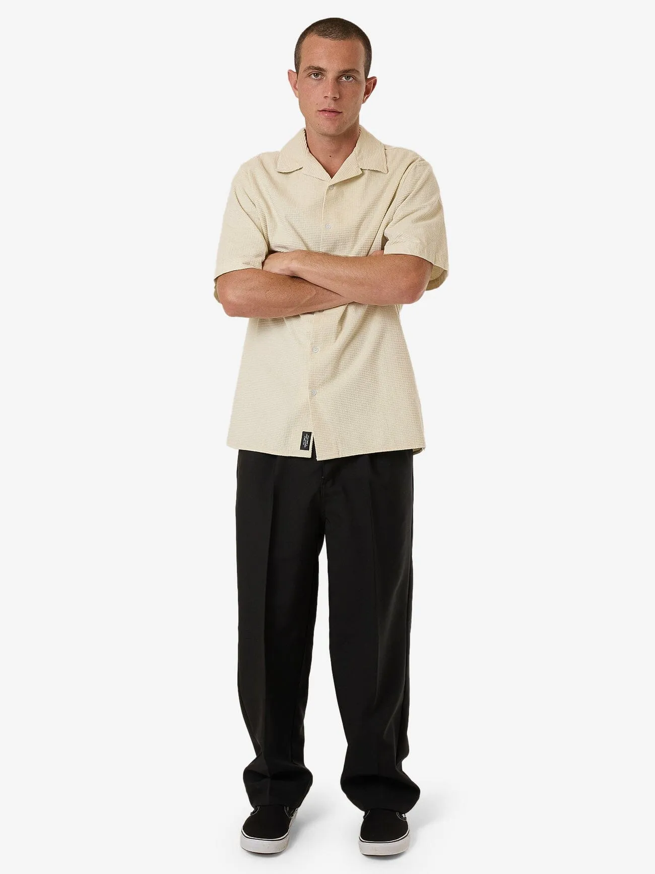 Garden State Bowling Shirt - Dirty White