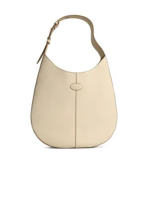 'Hobo' White Leather Bag