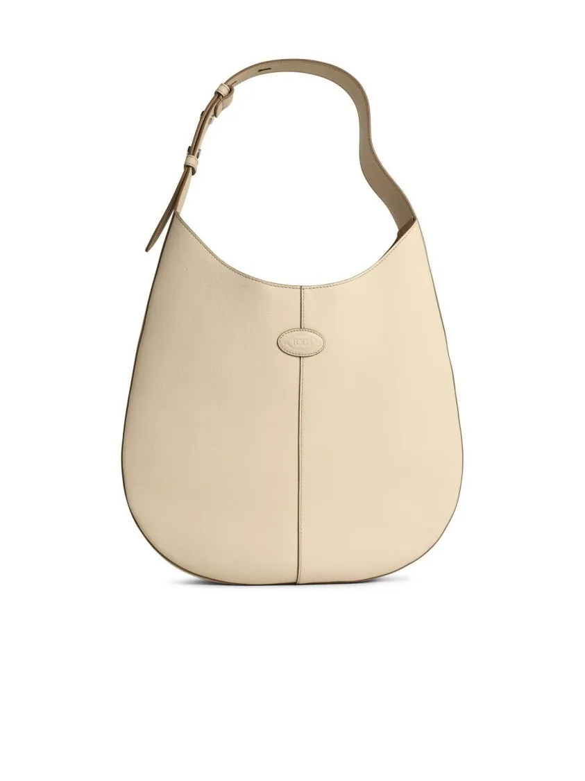 'Hobo' White Leather Bag