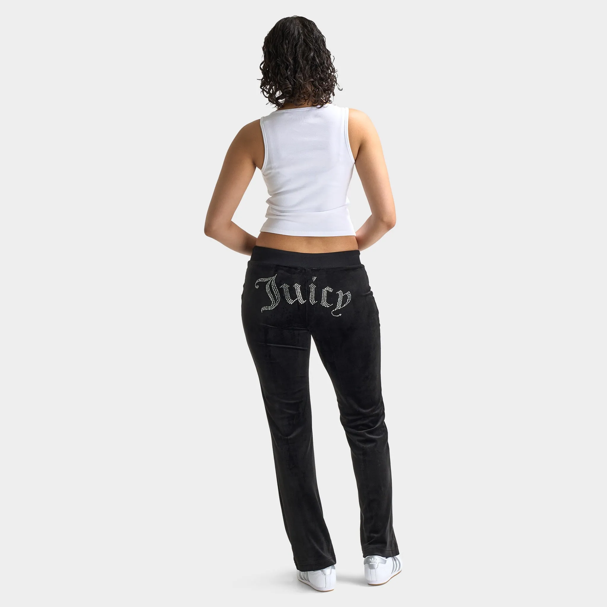 Juicy Couture Women's Cropped Fitted Graphic Tank / White