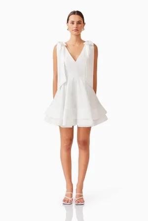 Kalani Mini Dress in White