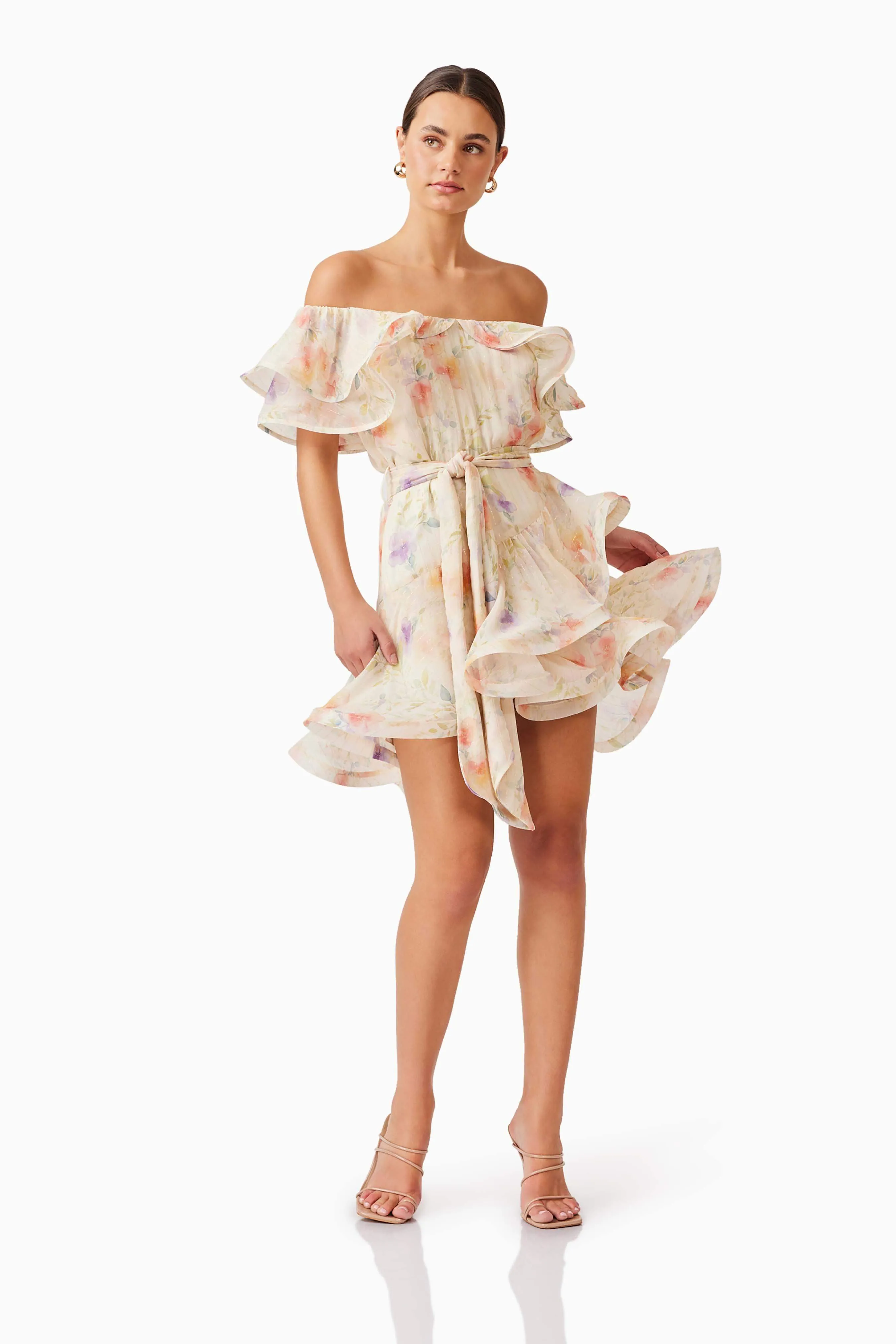 Livette Mini Dress in Floral