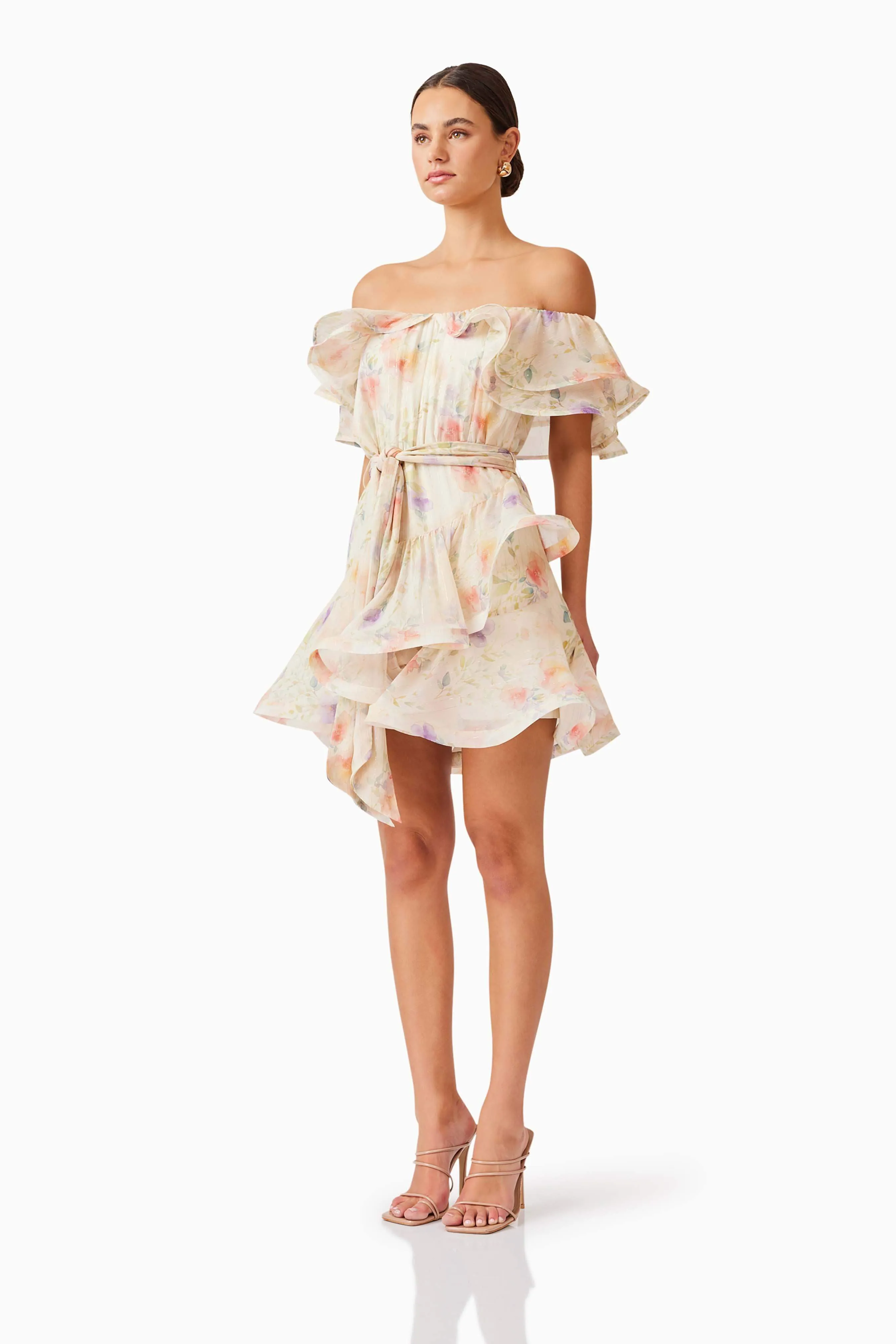 Livette Mini Dress in Floral