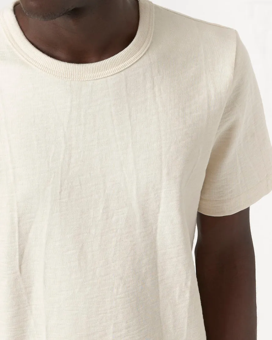 Merz b. Schwanen Good Originals 2S14 10.7oz Relaxed Fit Loopwheeled Heavy Tee - Nature