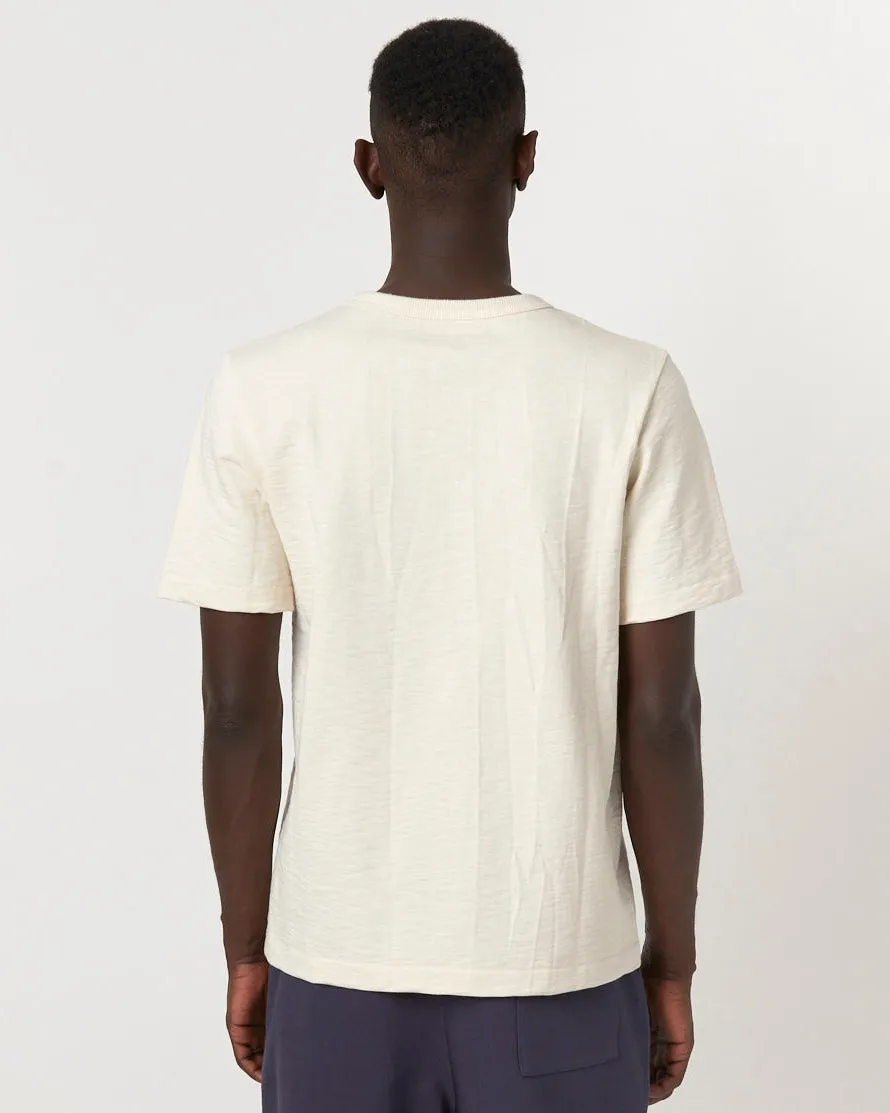 Merz b. Schwanen Good Originals 2S14 10.7oz Relaxed Fit Loopwheeled Heavy Tee - Nature