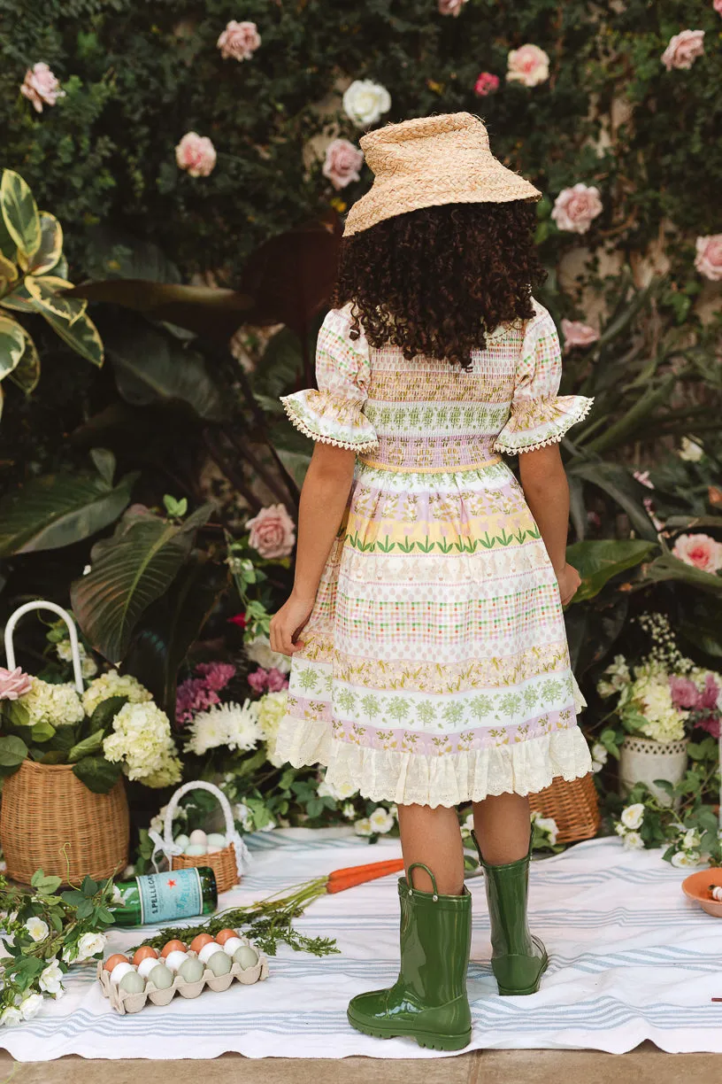 Mini Boxwood Blossoms Dress - FINAL SALE
