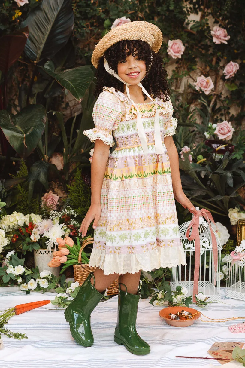 Mini Boxwood Blossoms Dress - FINAL SALE