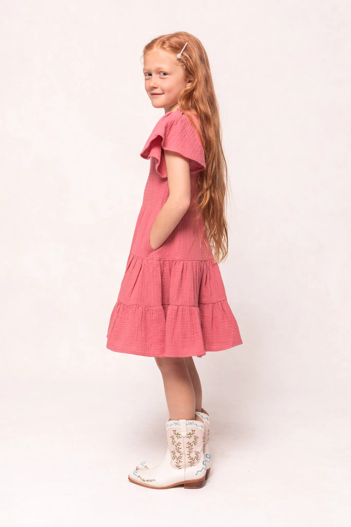 Mini Jovie Dress in Pink