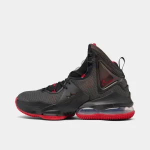 Nike LeBron 19 GS Black / Black - University Red