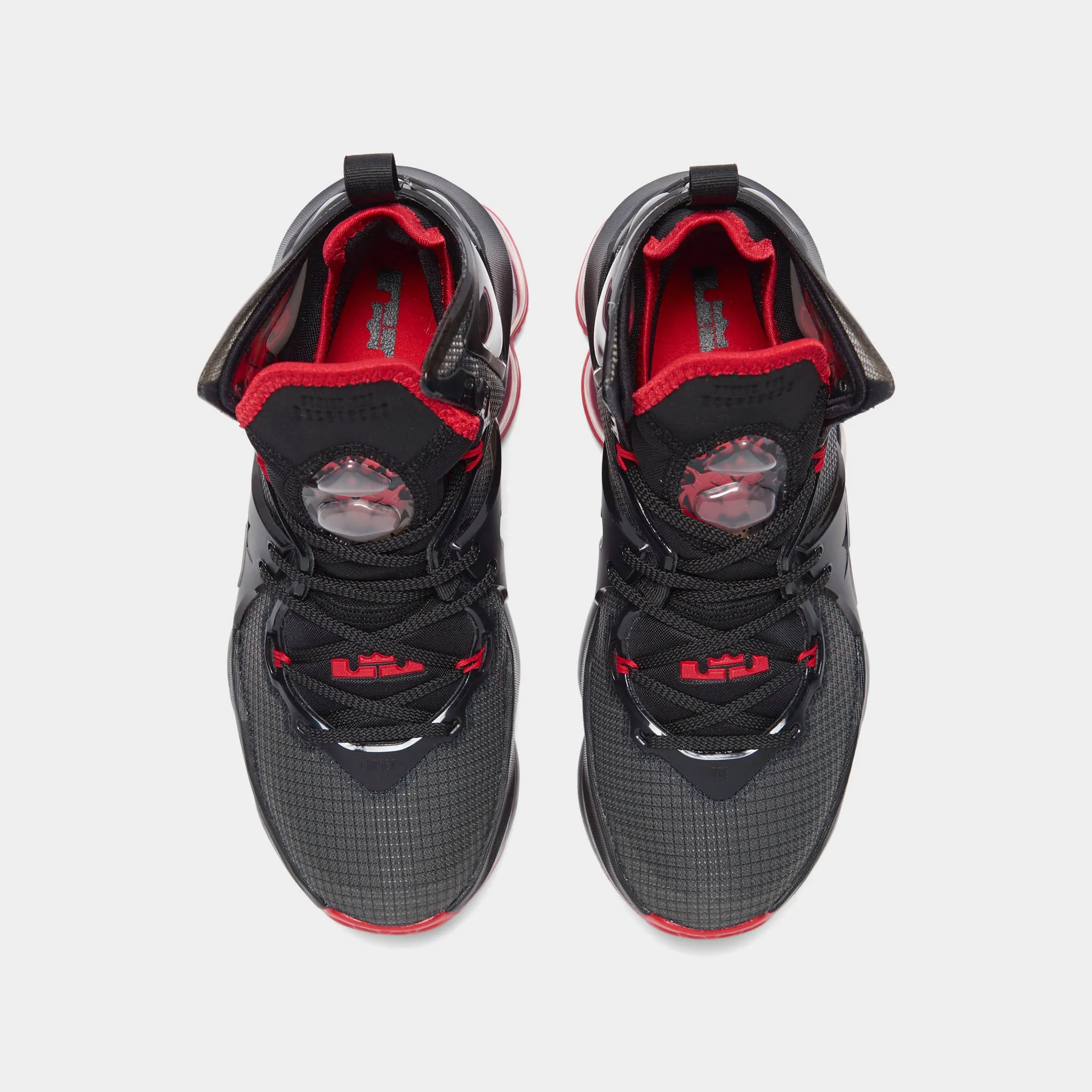 Nike LeBron 19 GS Black / Black - University Red