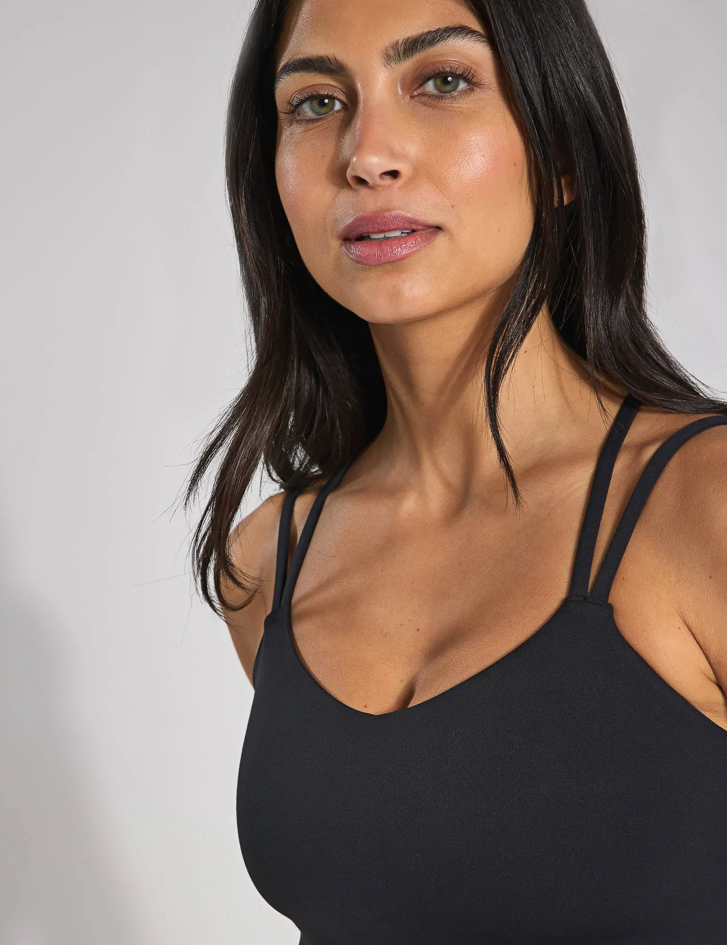 Noah Strappy Bra - Black