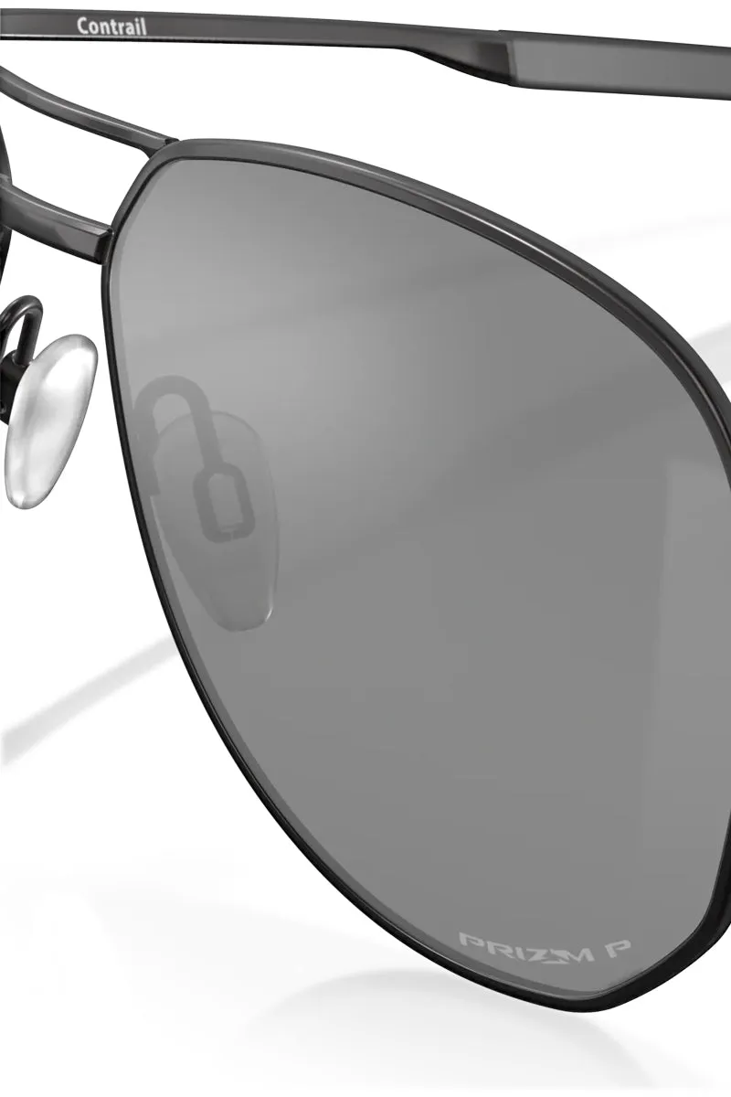 OAKLEY CONTRAIL SATIN BLACK W/ PRIZM BLACK POLARIZED
