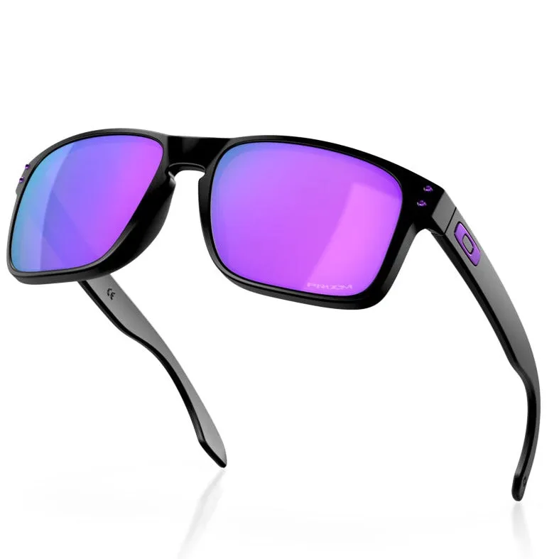 OAKLEY HOLBROOK MATTE BLACK W/ PRIZM VIOLET