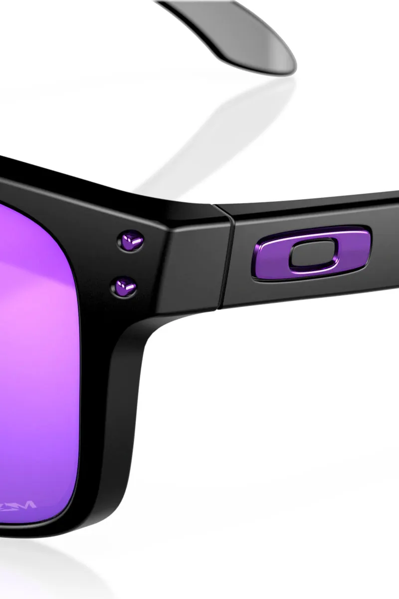OAKLEY HOLBROOK MATTE BLACK W/ PRIZM VIOLET