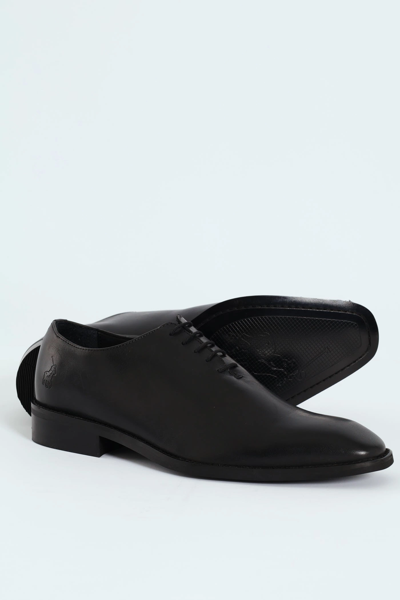 One Cut Oxford Lace Up Shoe - Black