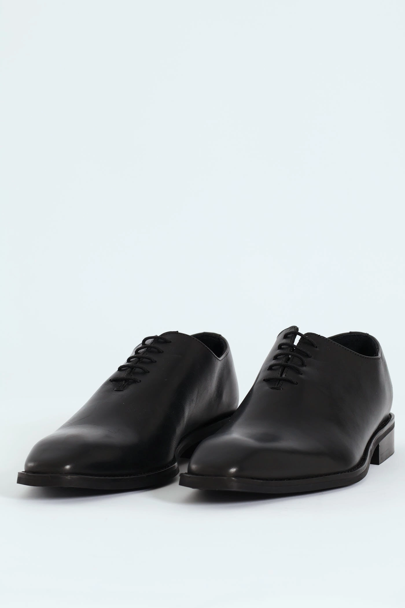 One Cut Oxford Lace Up Shoe - Black