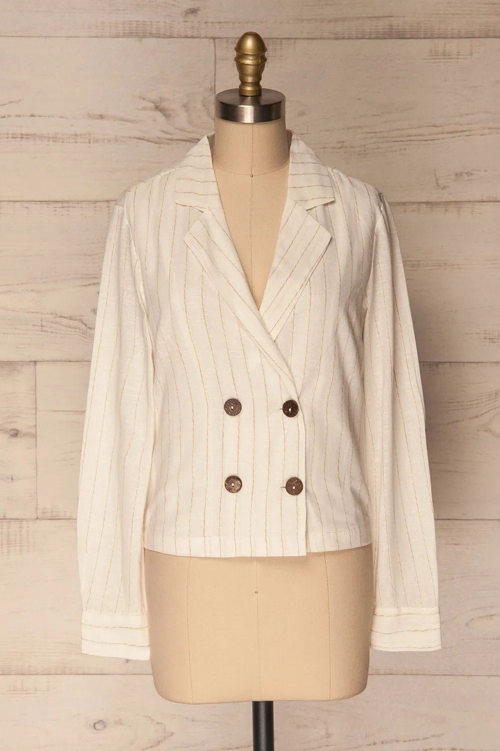 Pakosc | Striped Blazer