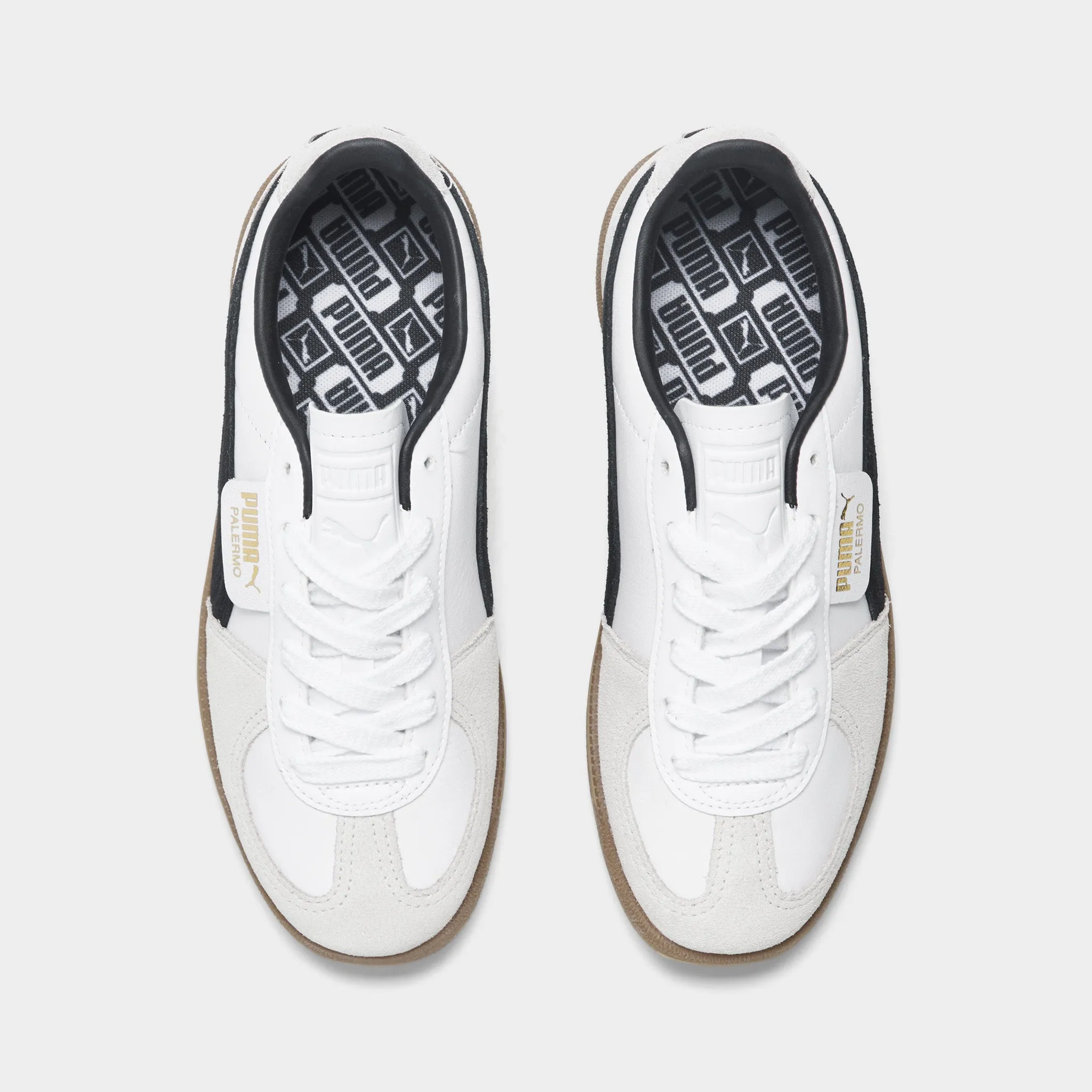 Puma Women's Palermo Leather White / Vapor Grey - Gum