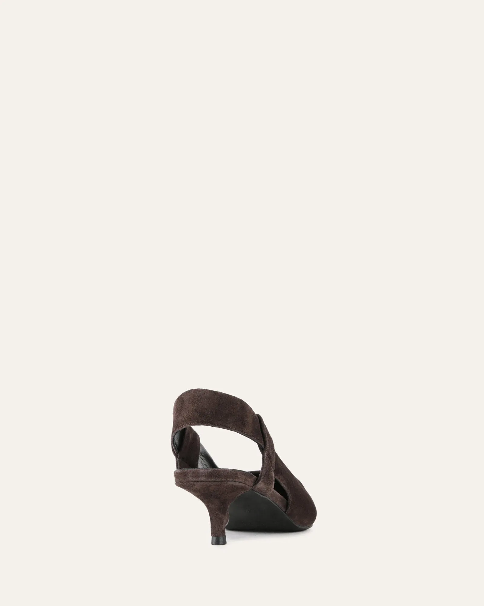 ROSA LOW HEELS BITTER CHOC SUEDE