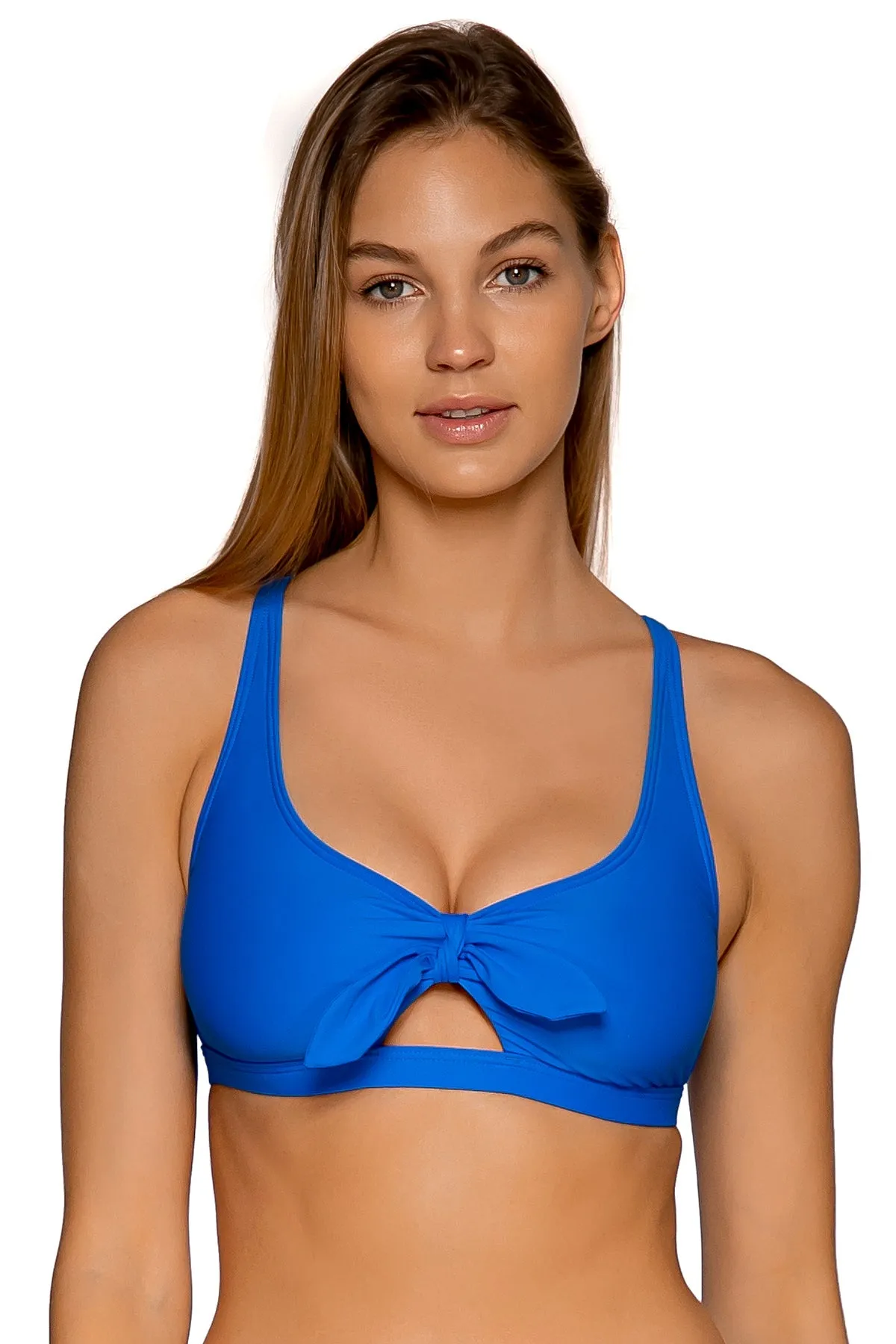 Sunsets Electric Blue Brandi Bralette Top
