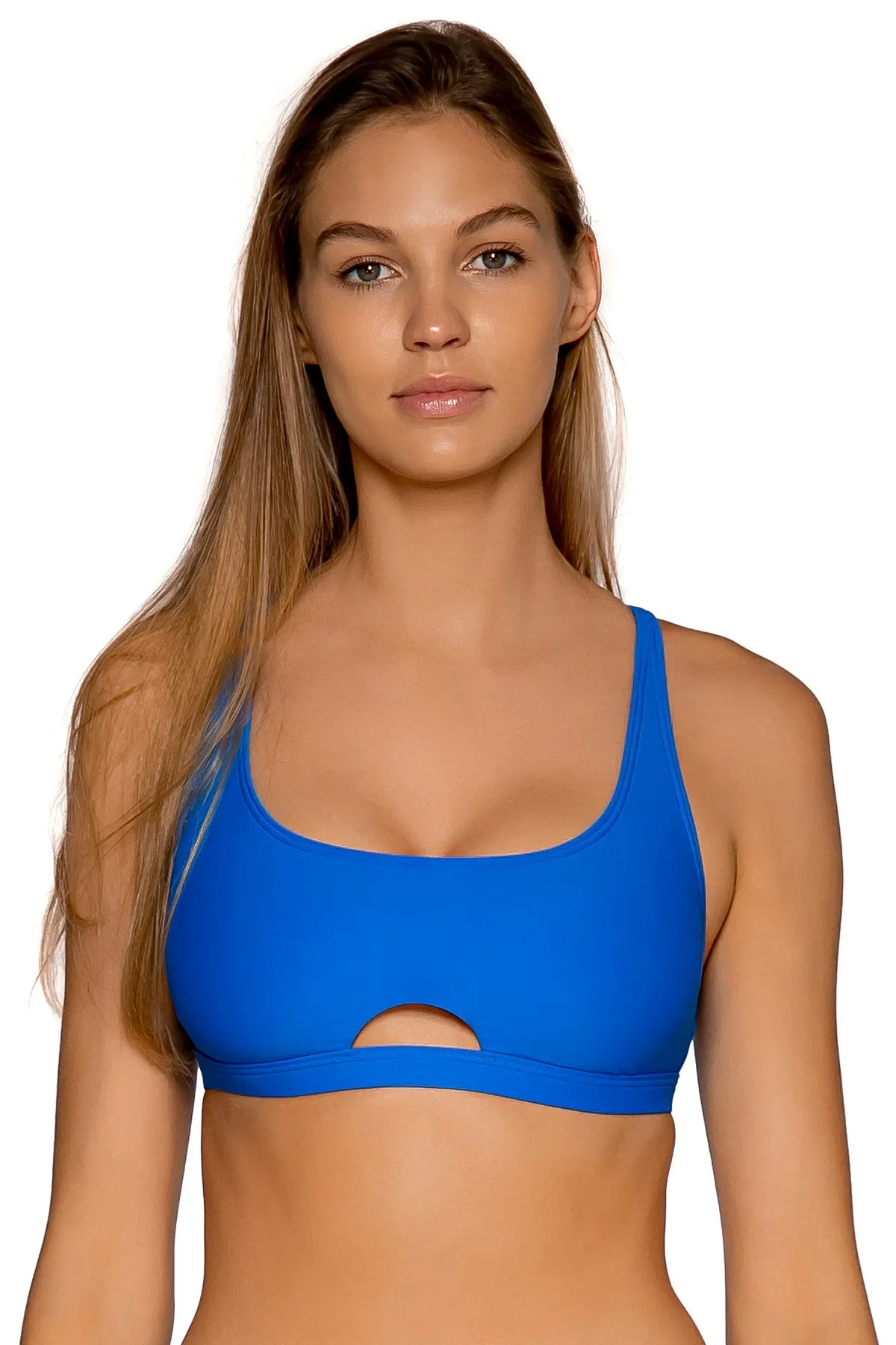 Sunsets Electric Blue Brandi Bralette Top