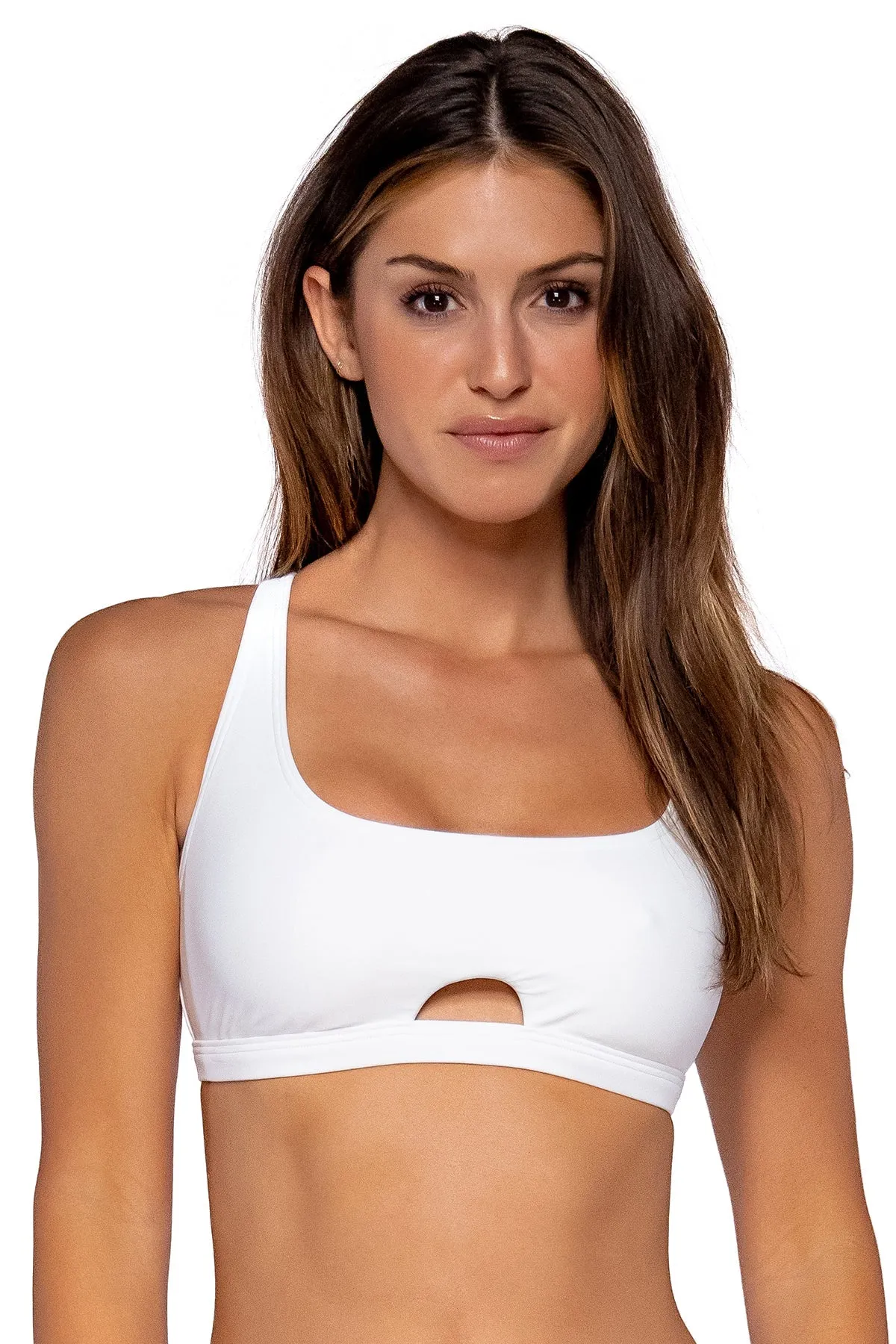 Sunsets White Lily Brandi Bralette Top