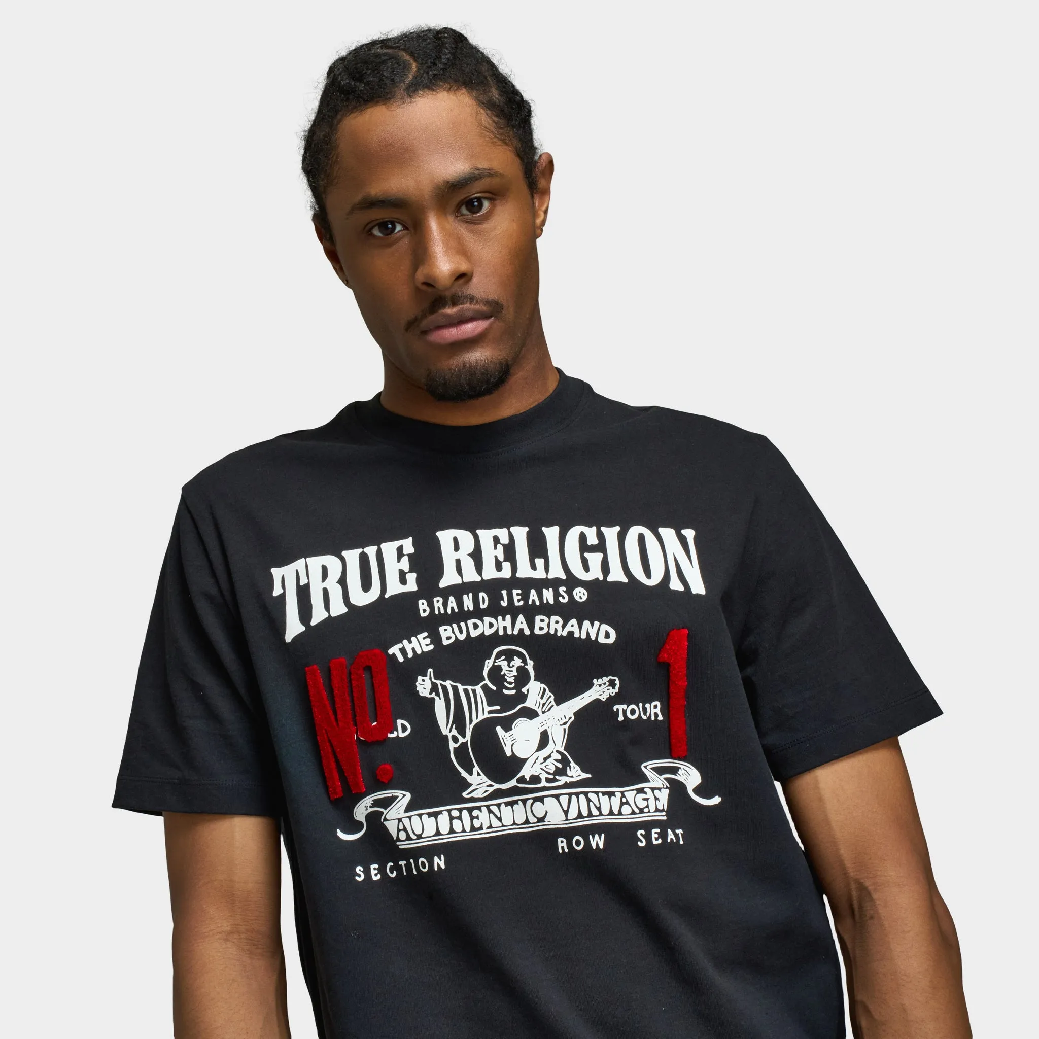 True Religion True Vintage No.1 Tee / Jet Black