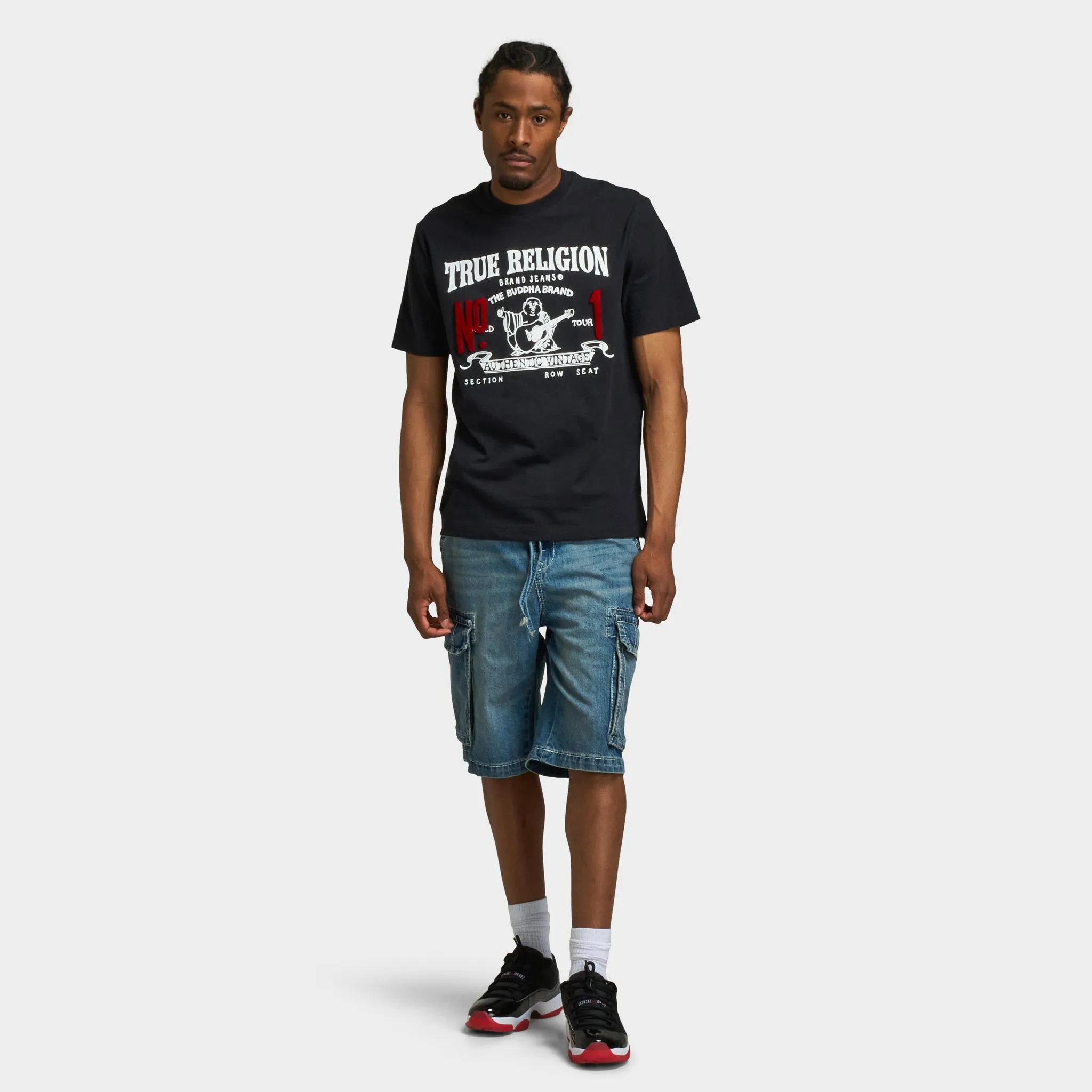 True Religion True Vintage No.1 Tee / Jet Black