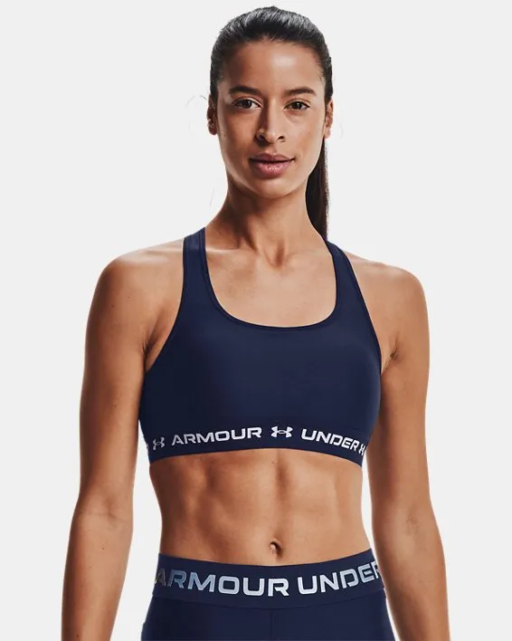 Under Armour Womens Armour Mid Crossback Sports Bra
