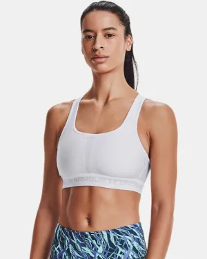Under Armour Womens Armour Mid Crossback Sports Bra