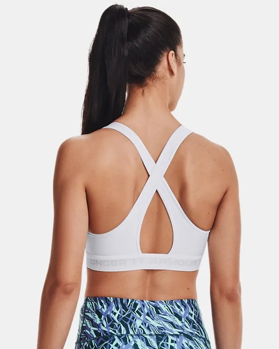 Under Armour Womens Armour Mid Crossback Sports Bra