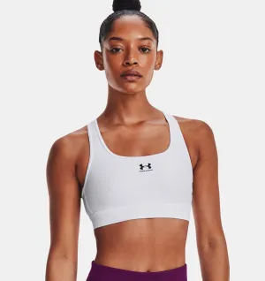Under Armour Womens Heatgear Armour Mid Padless Sports Bra