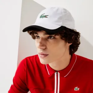 Unisex Sport Contrast Border Lightweight Cap White/black
