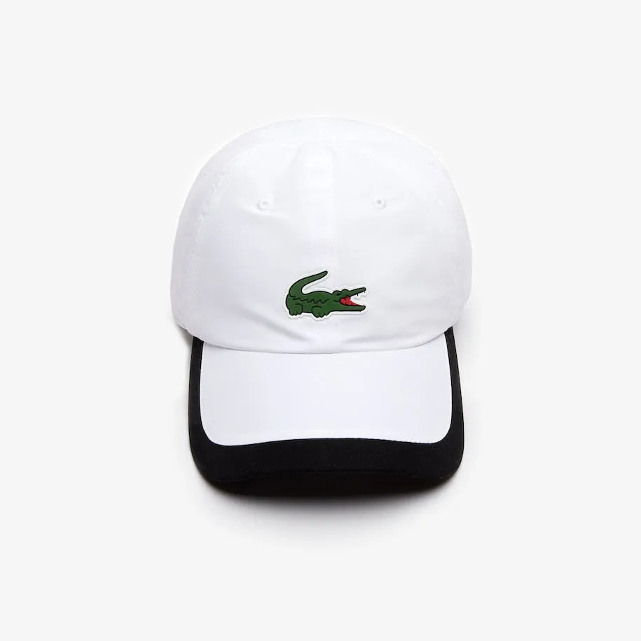 Unisex Sport Contrast Border Lightweight Cap White/black