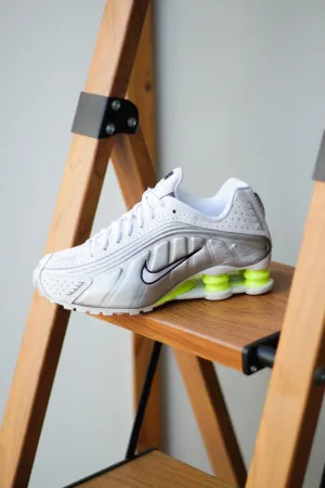 W SHOX R4 WHITE/VOLT