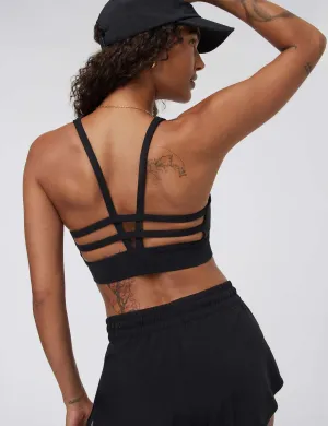 Yosemite Longline Bra - Black